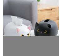 Cartoon Cat Tissue Box - Creative Tissue Dispenser, Decorative Home Office