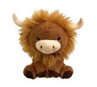 Cartoon Cattle Plush Toy for Living Room, Sensory Comfort Figure, Lindo Ornament with Bead Filling, Toy for Sleep Assistance - 11,8 pulgadas