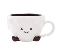 Cartoon Ceramic Cup - Cute Cloud Coffee Mug | 450ml Unique Cloud Design Cup with Feet, Aesthetic Ceramic Drinkware for Coffee Tea Milk Lovers, Lovely Kitchen Accessory for Home, Office, Café, Decor