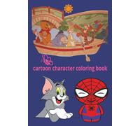 cartoon character coloring book