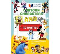 Cartoon Characters Colouring Book and Activities