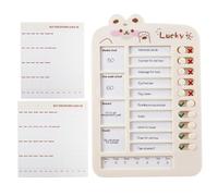 Cartoon Checklist Chore Chart - Visual Schedule Planning Board, Map | Kids Chore Chart For Children Home School Stationery Traveling Classroom Daily Routine Task Tracker Responsibility Memo Pad.