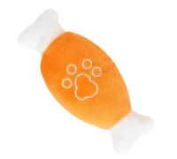 Cartoon Chicken Leg Dog Chew Toy - Teething Plush | Durable Tear Resistant Teeth Cleaning Plush Toy for Puppies, Interactive Pet Chewing Supplies, Fun Gift for Dog Owners, Lovers, Kids and Friends
