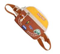 Cartoon Children's Backpack | Bolso multifuncional lindo para niños | Small Coin Purse Wallet and Shoulder Bag for Toys and Accessories | Perfect for Outings and Everyday Use, Coffee Color, Se référer