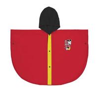 CARTOON Chubasquero para niños Mickey Disney chaqueta impermeable cortavientos impermeable impermeable impermeable, rojo, 5-6 Years