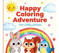 Cartoon Colouring Book 1 For Kids Age 1 -6 Years With 50 Pages of different animals & cartoon