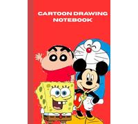 Cartoon Colouring Book: Easy and Simple Cartoon Coloring Pages for Boys and Girls Ages 3-8
