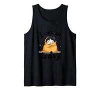 Cartoon Cozy Burrito Kid con la Frase I Can't Adult Today Camiseta sin Mangas