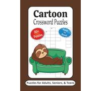 Cartoon Crossword Puzzles: Crossword Puzzles with Easy to Read Print about Cartoons, Shows, Characters and More | 6x9 inches, 120 Pages | 50+ Puzzles ... Gifts for Vacations, Holidays and Relaxation
