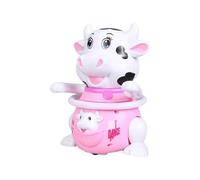 Cartoon Electric Robot Funny Music Supplies Plastic Cute Cow Toy