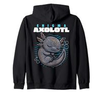Cartoon Enigma Axolotl Animal Lover Lindo Axolotls Sudadera con Capucha