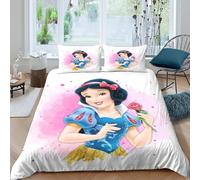 cartoon fairy tale Funda de Edredón Juego de 3 Piezas Diseño 3D con Cremallera dibujo animado fairy tale Funda Edredon incluye Fundas de Almohada Lavables Transpirable for familia Double（200x200cm）