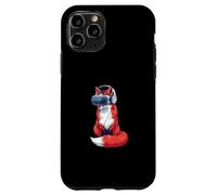 Cartoon Fox Gamer en VR Headset Juguetón Nerd Carcasa para iPhone 11 Pro