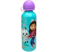 CARTOON Gabby's Dollhouse - Botella de aluminio para niños (500 ml) con boquilla