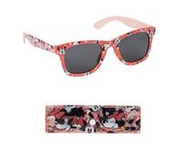CARTOON Gafas de sol infantiles Minnie Disney con funda lentes rectangulares con protección filtro UV400