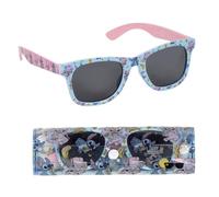 CARTOON Gafas de sol para niña Stitch y Angel Lentes Espejadas UV400 Cat.3 Protección UV-A/B/C Montura Ligera Disney Funda Incluida Idea Regalo, Stitch Blue 1