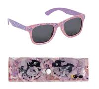 CARTOON Gafas de sol para niña Stitch y Angel Lentes Espejadas UV400 Cat.3 Protección UV-A/B/C Montura Ligera Disney Funda Incluida Idea Regalo, Angel Rosa