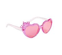 CARTOON Gafas de sol para niños, diseño de princesas Disney, protección UV, con forma de corazón