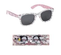 CARTOON Gafas de sol para niños Hello Kitty con funda lentes rectangulares con protección de filtro UV400