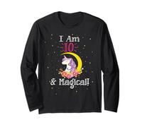 Cartoon Girls I Am 10 & Magical Unicorn Birthday Manga Larga