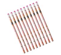 Cartoon HB Pencils - 10 Pieces Pen Set, Kids Supplies with Erasers, Drawing Pencils, School Stationery, Writing Accessories for Boys Girls Student Home Classroom Learning Drawing Sketching Party Favor