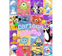 "Cartoon Heroes Coloring Book for Kids Ages 3-12"