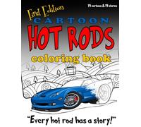 Cartoon Hot Rods Coloring Book