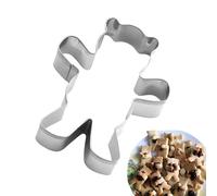 ,Cartoon Hug Bear Shape Stainless Steel Mould | Cute Dessert Baking Tools, Easy To Clean Kitchen Gadgets For Christmas, Halloween And Easter