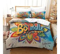 Cartoon Juego De Funda Nórdica Juegos De Cama 3D Funda Nórdica Funda De Edredón De Microfibra con Cremallera Juego De 3 PiezasKing(220x240cm)