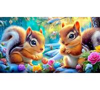 Cartoon Juego de Puzzle 1000 Piezas Desafío de Juego Educativo desafiante para Adultos y niños de 12+ años 70x50cm/1000pcs