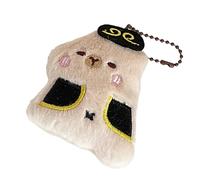 Cartoon Kapibala Stuffed Toy Keyring Plush Animal Dolls Bag Charm For Backpacks Accessories Toy Pendants For Kids Bag Charm Dolls