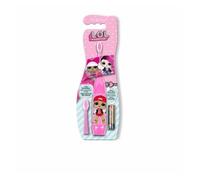 LOL Surprise Cepillo de dientes eléctrico infantil - 2 cabezales, pila incluida