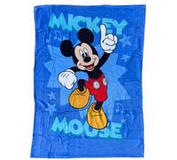 CARTOON Manta de coral Mickey Mouse Disney para niños manta de suave forro polar 100x140 cm perfecta para sofá cama o viaje
