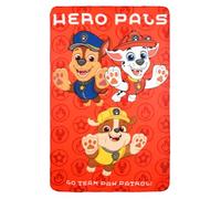 CARTOON Manta de la Patrulla Canina para niños, 100 x 150 cm, manta suave de forro polar, 100% poliéster, 220 g/m², cálida y ligera, ideal para dormitorio, cuna o sofá