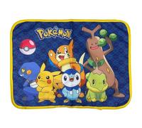 CARTOON Mantel individual Pikachu Pokémon de tela impermeable protector de mesa lavable y resistente al calor, no absorbe 40 x 30 cm, 100% poliéster