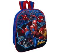 CARTOON Mochila de guardería, imágenes en relieve, 3D, mochila escolar, ocio, mochila para niños, Spiderman (4)