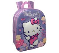 CARTOON Mochila guardería 3D 32 cm con correas acolchadas, Hello Kitty, 32 cm, Casual