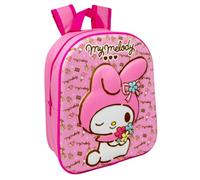 CARTOON Mochila guardería 3D 32 cm con correas acolchadas, My Melody, 32 cm, Casual