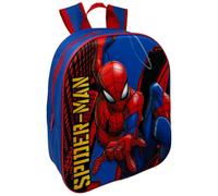 CARTOON Mochila guardería 3D 32 cm con correas acolchadas, Spider-man, 32 cm, Casual