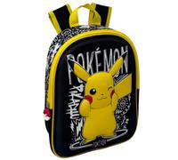 CARTOON Mochila guardería 3D, mochila infantil 23 x 29 x 7,5 cm, Pikachu, 29 cm, Casual