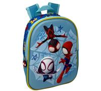 CARTOON Mochila guardería 3D, mochila infantil 23 x 29 x 7,5 cm, Spidey, 29 cm, Casual