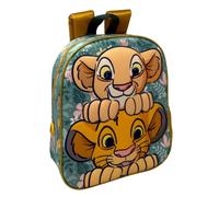 CARTOON Mochila para guardería 3D para niños, 31 cm, con bolsillo lateral, Simba, 31 cm, Casual