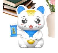 Cartoon Money Cat Kids Coin Bank, Chino Money Saving Bank for New Year, Good Luck Wealth Money Box, Funny Desktop Decoration, Lucky Money Cat Coin Bank for Children, Creative Saving Bank for Kids