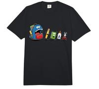 Cartoon Monster School Bag Comer School Supplies Comfort Colors Adult Heavyweight T-Shirt