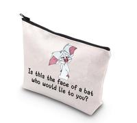 Cartoon Movie Inspired Gift Bat Lover Gift is This The Face of A Bat Who Would Lie to You Cosmetic Bag (Lie to Bag UK)