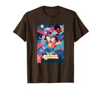Cartoon Network Steven Universe Poster Camiseta, Hombre, Marrón, 3XL