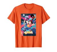 Cartoon Network Steven Universe Poster Camiseta, Hombre, Naranja, XXL