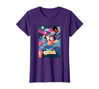 Cartoon Network Steven Universe Poster Camiseta, Mujer, Morado, XXL