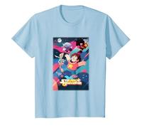 Cartoon Network Steven Universe Poster Camiseta, Niños, Azul Bebé, 3 años