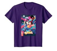 Cartoon Network Steven Universe Poster Camiseta, Niños, Morado, 12 años